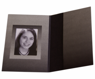 1x100 Daiber Folders Passport Photograph,black/silver 36x...