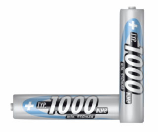 1x2 Ansmann NiMH rech. battery 1000 Micro AAA 950 mAh