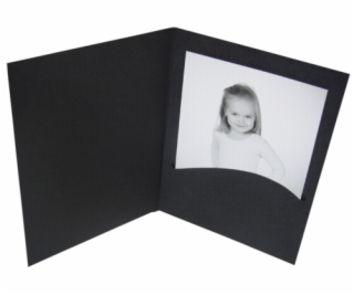 1x100 Daiber Portrait folders Profi-Line  10x15 black