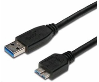 PREMIUMCORD Kabel USB 3.0 A - Micro B 1m, propojovací (M/M)