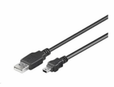 PREMIUMCORD Kabel USB 2.0 A-Mini B (5pin) propojovací 3m