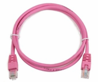 GEMBIRD Kabel UTP Cat5e Patch 0,5m, růžový