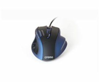 CRONO myš CM638 high end, laserová, gaming, 8200 dpi, čer...