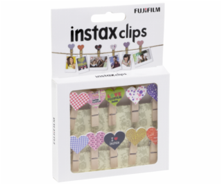 Fujifilm Instax Design Clips 10er Set Motiv Srdce s magnetom