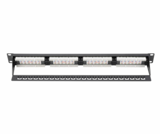 Digitus Patch Panel, Cat 5e, netienený, 19 ", 24 port