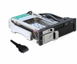 DeLock 5.25 výmenný rámček pre 1x 2.5 + 1x 3.5 SATA HDD +...