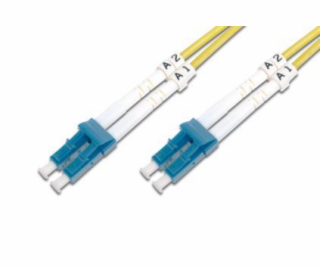 DIGITUS Fiber Optic Patch Cord, LC to LC, Singlemode, OS1...