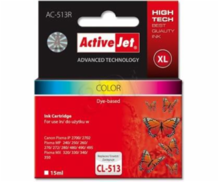 ActiveJet ink cartr. Canon CL-513 ref - 15 ml - AC-513R