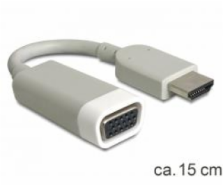 Delock Adaptér HDMI-A samec&gt; VGA samica