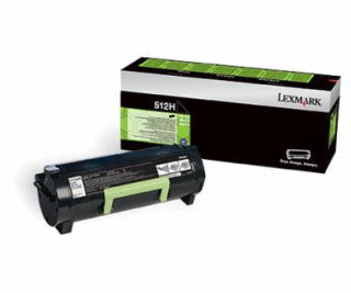 TONER LEXMARK 512H High Yield Return Program Toner Cartri...