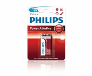 Philips batérie 9V PowerLife, alkalická - 1ks