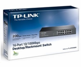 TP-Link Switch 16-Port/100Mbps/Rack