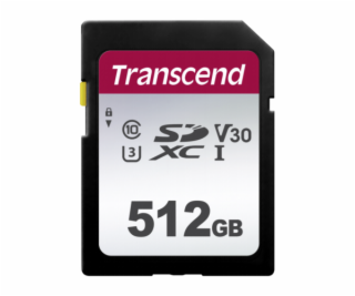 Transcend SDXC 300S        512GB Class 10 UHS-I U3 V30