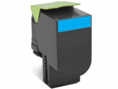 TONER LEXMARK 802C Cyan Return Program Toner Cartridge 1000 strán