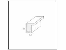 Deknudt S65KQ1 hneda 13x18 drevo doppeltes Passepartout