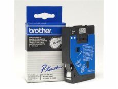 BROTHER TC291 Black On White Tape (9mm)