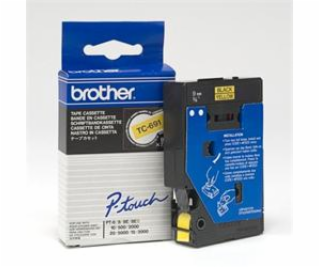 BROTHER TC691 Black On Yellow Tape (9mm)