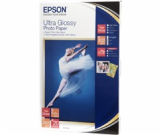 EPSON Ultra Glossy Photo Paper 10x15, 300g (20listů)