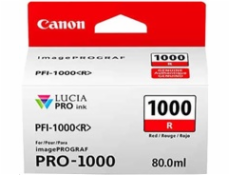 Canon cartridge PFI-1000 R cervena