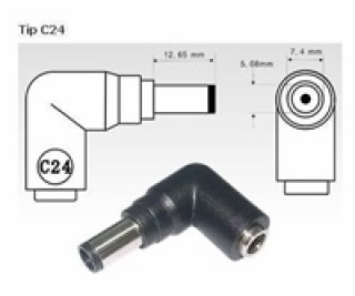 AVACOM nabíjecí Jack pro Notebooky C24 (7,4mm x 5,1mm pin...