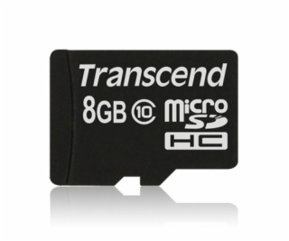 TRANSCEND Micro SDHC Class 10 8GB (bez adaptéru)