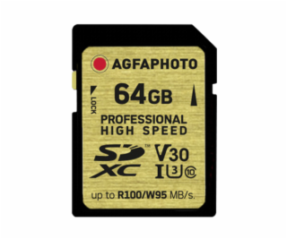 AgfaPhoto SDXC UHS I        64GB Professional High Speed ...