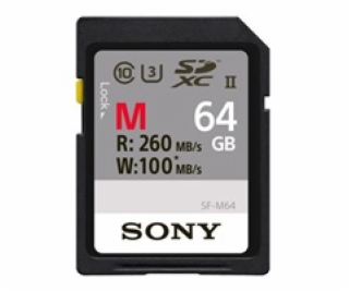 Sony SDXC M series          64GB UHS-II Class 10 U3 V60