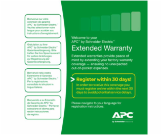 APC Service Pack 3 Year Warranty Extension (for new produ...