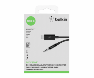 Belkin RockStar 3,5mm Aud./USB-C kabel 0,9m cier. F7U079b...