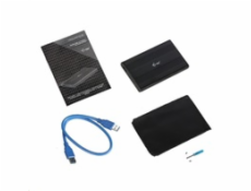 i-tec USB 3.0 MySafe AluBasic Advance rámeček na externí pevný disk 6.4 cm / 2.5" pro SATA I/II/III HDD SSD, hliníková k