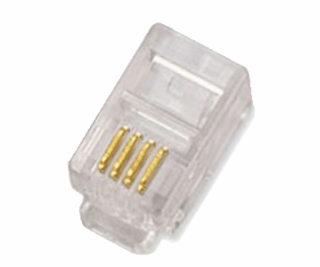 Plug 4P4C - RJ10, pack (100ks)