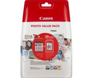 Canon CLI-581 Photo Value Pack C/M/Y/BK