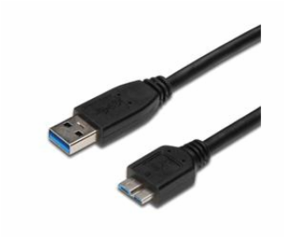 PREMIUMCORD Kabel USB 3.0 A - Micro B 3m, propojovací (M/M)