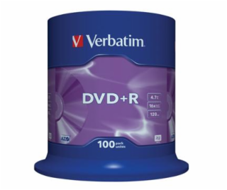 VERBATIM DVD+R(100-Pack)Spindle/General Retail/16x/4.7GB