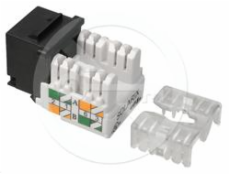 Keystone Solarix CAT5E UTP RJ45 čierny svorkovnice