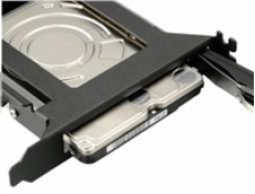 AKASA HDD box Lokstor M23, 2,5" SATA HDD/SSD do interní PCI pozice, černý