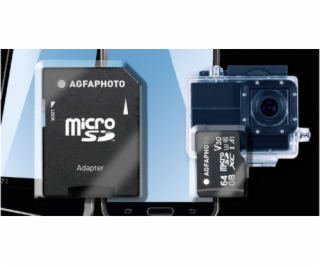 AgfaPhoto MicroSDXC UHS-I   64GB High Speed C10 U3 V30 + ...