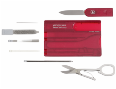 Victorinox SWISSCARD cervena transparent