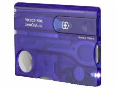 Victorinox SWISSCARD LITE modra transparent