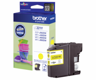 Brother LC-221 Y zlta