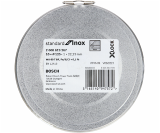 Bosch X-LOCK Trennsch.Dose10x125 1mm Std Inox