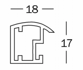 Walther Trendstyle       21x29,7 plast ocel DIN A4 KP130D