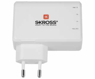 SKROSS USB nabijacka USA 4 - Port adapter