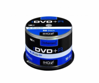 1x50 Intenso DVD+R 4,7GB 16x Speed, Cakebox