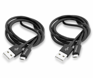 Verbatim Micro USB Cable Sync & Charge 100cm cierna