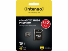 INTENSO Micro SDXC karta 512GB Class10, UHS-1