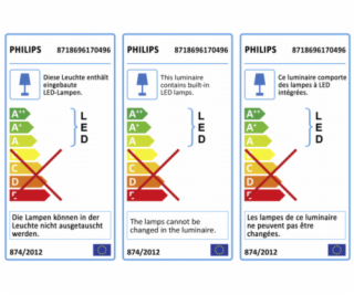 Philips Hue Impress LED nastenne svetlo breit cierna