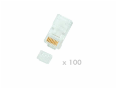 Konektor RJ45 lanko cat6 netienený, pack (100ks)