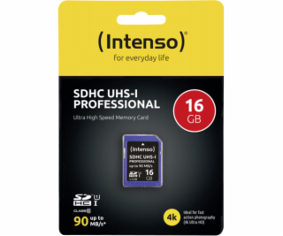 Intenso SDHC karta 16GB Class 10 UHS-I Professional