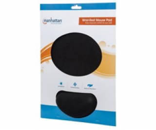 Manhattan Wrist-Rest Mouse Pad Gel-like Foam black